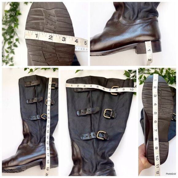 Stuart Weitzman Brown Ludlow Buckled Riding Boot 9.5 - Picture 5 of 10